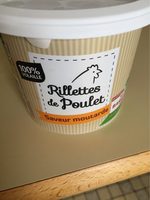 Rillettes de poulet saveur moutarde