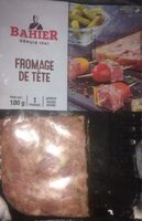 Bahier, Fromage de tête aux cornichons, la barquette de 180 g