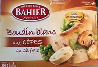 Boudin blanc aux Cèpes au lait frais
