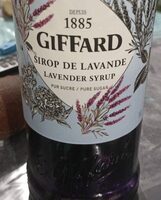 Gifford lavender syrup