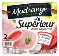Le supérieur avec couenne