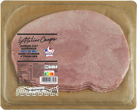 Jambon cuit supérieur sans couenne -25% de sel* VPF 4tr