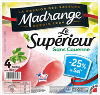 Le superieur sans couenne -25% de sel* VPF 4tr