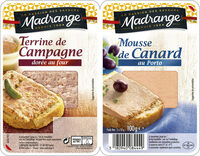 Terrine de campagne dorée au four et mousse de canard au Porto