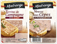 Duo Terrine de campagne et Mousse aux cèpes