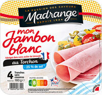 Mon Jambon blanc au Torchon -25% de sel*