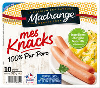 Mes Knacks 100% pur porc x10