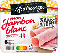 Mon Jambon Blanc Conservation sans nitrite 6tr