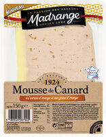 Mousse de canard à l’extrait d’orange et aux zestes d’orange