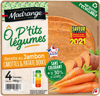 Ô p’tits légumes - Recette au Jambon et légumes carottes & patate douce