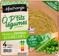 Ô P'tits légumes recette au Jambon et légumes verts