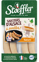 Saucisses d’Alsace à poêler VPF - nature