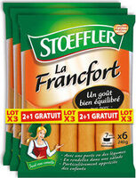 Stoeffler saucisse de francfort 2x6