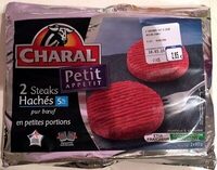 Petit appétit - 2 steaks hachés 5% pur bœuf