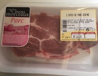Côtes de porc échine