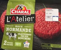L'Atelier Steaks hachés race normande les 2 steaks de 130 g