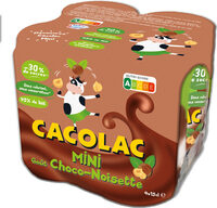 CACOLAC CHOCO-NOISETTE Pack de 4 Boîtes 15 cl