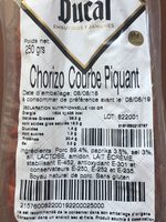 Chorizo Courbe Piquant