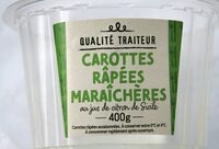 Carottes râpées maraîchères au jus de citron de Sicile