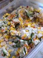 Salade de riz camarguaise