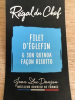 Filet d'églefin et son quinoa façon risotto