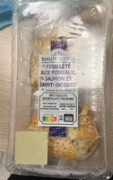 Feuilleté au saumon fondue de poireau et noix de St Jacques - Qualité traiteur