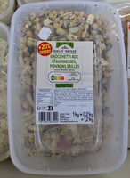 Gnocchetti aux légumineuses, poivrons grillés