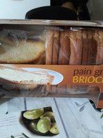 Pain grillé brioché