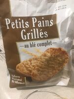Petits pains grillés au blé complet