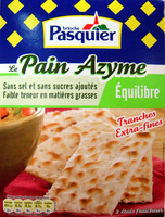 Le Pain Azyme Equilibre