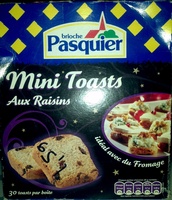 Mini Toasts aux Raisins