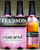 Cidre rosé (pack de 3)