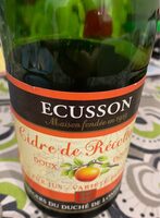 Cidre doux de recoltant