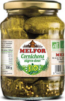 Cornichons aigres doux