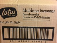 Madeleines bretonnes