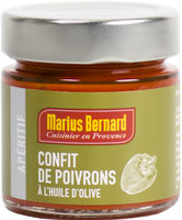 Confit de poivrons à l'huile d'olive