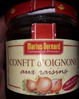 Confit d'oignons aux raisins