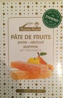 Pâte de fruits poire/abricot/pomme de Provence