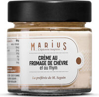 Crème au fromage de chèvre et au thym