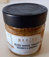 Olives vertes Tomates séchées et Amandes