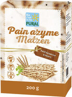 Pain azyme petit épeautre