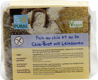 Pain graines chia et graines de lin sans gluten