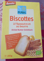 Biscotte Epeautre Beurre