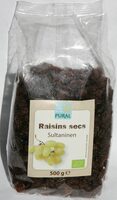 Raisins secs sultanines