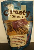 Snacks croustillants aux graines de chia et d'amarante