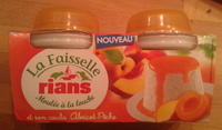 La Faisselle et son coulis Abricot-Pêche