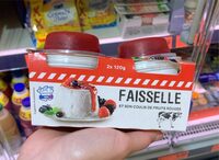 Faisselle et son coulis de fruits rouges