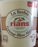 La Brebis - fromage blanc nature