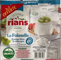 Faisselle - 0%Rians - Rians