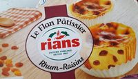 Le Flan Pâtissier Rhum-Raisins